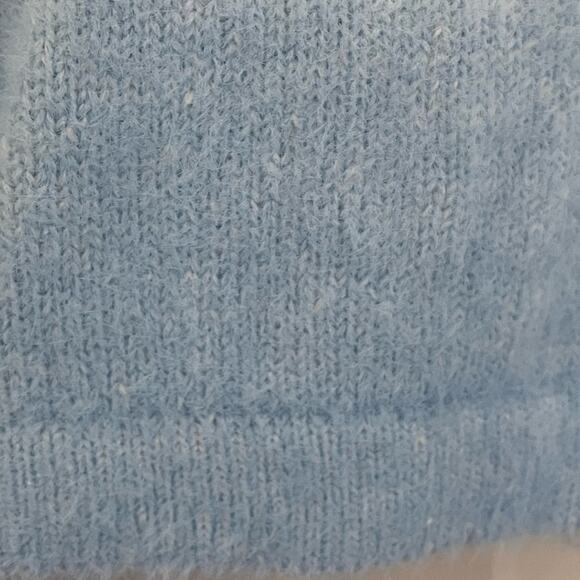 Bar III White Blue Ombre Knit V-neck Cardigan Sweater size Medium New with Tags - Picture 4 of 10